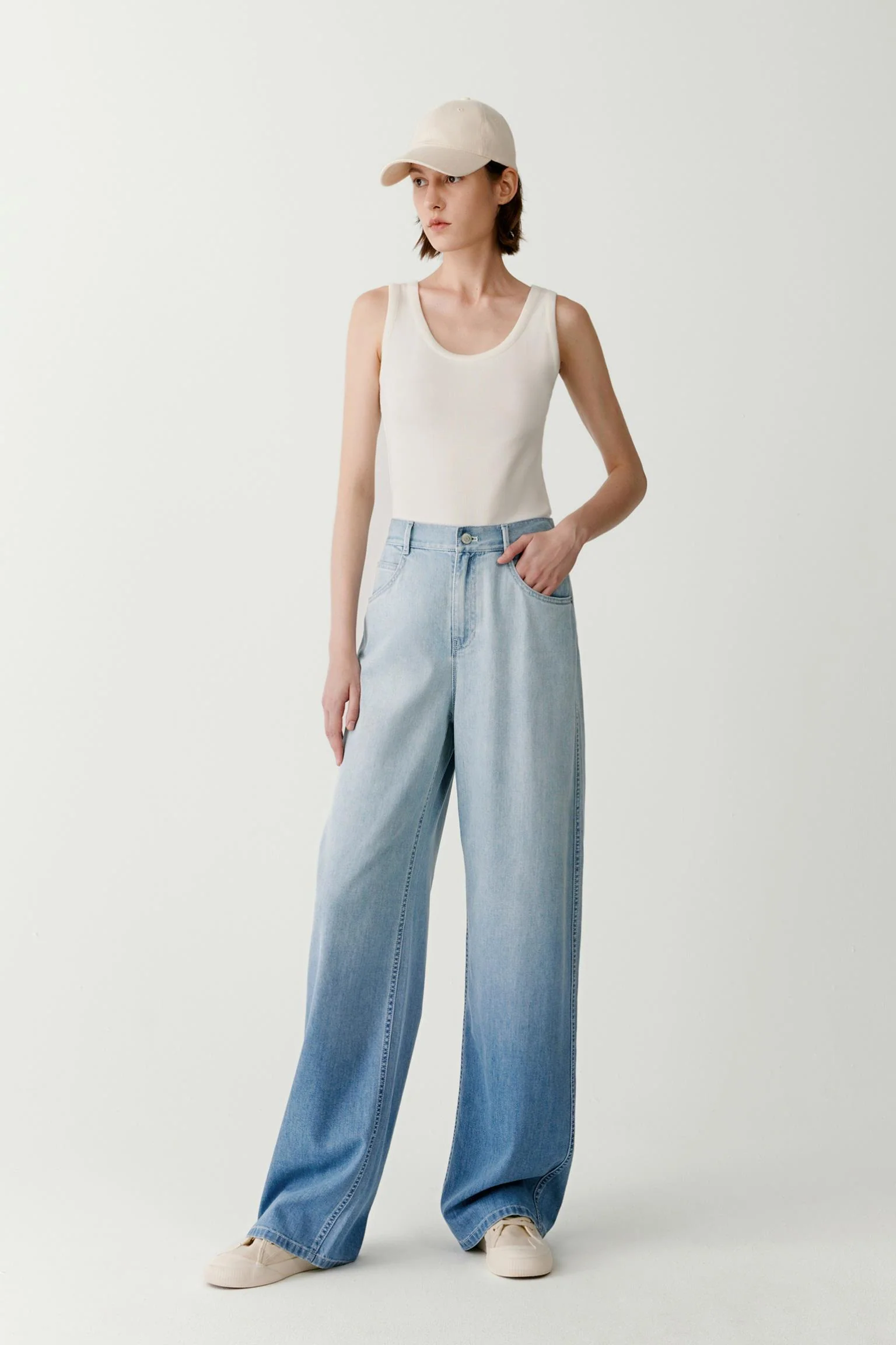 Jean large en Earth Denim